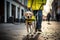 Heartwarming moment between a guide dog and a blind person