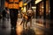 Heartwarming moment between a guide dog and a blind person