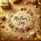 Heartwarming Mother\\\'s Day Composition With Elegant Script, Gifts, Flowers, And Candies