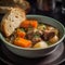 Hearty Close-up Shot of Irish Stew