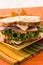 Hearty Delicious Healthy Ham Turkey Lunch Sandwich