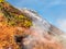 Heat stream in Deildartunguhver hot spring, Iceland