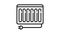 Heater radiator plug icon animation