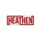 Heathen haven theme sign - against religious ignorance campaign