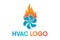 Heating, ventilation, and air conditioning (HVAC) Logo design