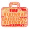 Heatwave Wildfire Warning Text Illustration Background Header. Greese Europe China America