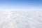 Heaven and Earth, flying above clouds