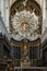 a heavenly baroque composition above the main altar in the cathedral in olive