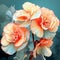 Heavenly Begonia: Delicate Blossoms from a Celestial Realm