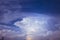 Heavenly Canvases: The Drama of Blue Sky, White Fluffy Clouds, and Sunset Skies