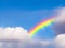 Heavenly Delights: Breathtaking Clouds and Rainbow Prints Available