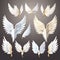 Heavenly Elegance: Realistic 3D White Angel Wings Set for Masquerade, Festival, and Carnival Costume