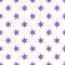 Heavenly six pointed star pattern, cartoon style