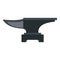 Heavy black metal anvil icon isolated