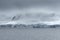 Heavy Cloud System Over The Coastline Of Neko Harbor, Andvord Bay, Antarctic Peninsula