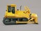 Heavy crawler bulldozer