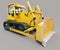 Heavy crawler bulldozer