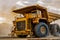 Heavy dump truck used for Platinum Mining in South Africa