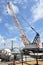 heavy-duty Kobelco lattice boom crawler crane