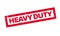 Heavy Duty rubber stamp