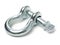 Heavy duty shackle d-ring for vehicle recovery and towing