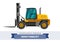 Heavy forklift industrial crane