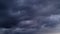 Heavy grey and blue overcast clouds background for weather forecast - abstract 3D rendering