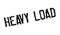 Heavy Load rubber stamp