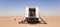 heavy machinery equipment for land seismic in desert, oil and gas industry