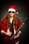 Heavy metal Santa