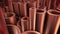 Heavy metallurgical industrial products. Copper pipes.