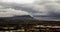 Heavy overcast and stormy sky over mount conero