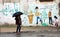 Heavy rains, storms and winds hit Palestine and the cold weather