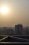 Heavy Smog in Dhaka well visible in sunlight