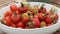Heavy Stemmed Bush Tomatoes In Bowl