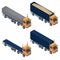 Heavy Transportation. Isometric Transportation. Set of Trucks