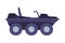 Heavy Truck as SWAT Vehicle or Rescue Vehicle and Police Tactical Unit Vector Illustration