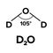 Heavy water deuterium oxide