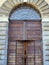 Heavy Wooden Doors, Santa Maria Maggiore, Tivoli, Italy