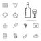 Hebrew Wine icon. Judaism icons universal set for web and mobile