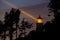 Heceta Head Lighthouse at night, built in 1892