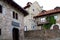 Hecho valley village stone streets in Pyrenees