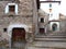 Hecho valley village stone streets in Pyrenees