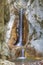 Heckenbach waterfall on Kesselberg mountain