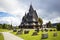 Heddal medieval wooden stave church in Telemark Norway