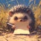 Hedgehog\\\'s Writerly Escape - A Quirky and Cute Retreat Concept