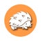 Hedgehogs Vector icon which can easily modify or edit