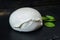 Ð¡heese collection, one big ball on soft white italian mozzarella bufala cheese