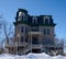 Hegeler Carus Mansion In Snow