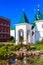 Hegumen`s chambers XVII century with the Church of St. Basil of Ryazan of Transfiguration monastery in Murom, Russia